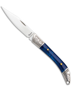 Navaja marca Albainox acrílico azul (6 cm)