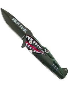 Albainox-mærkekniv Angry-Shark model (8,50 cm.)
