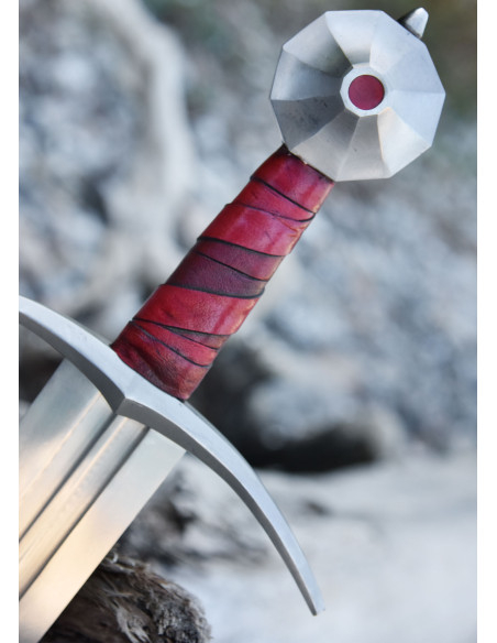 Gammelt Jern middelaldersværd med...