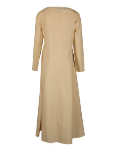 Middelalderlig bomuldskjole model Wanda, creme 2