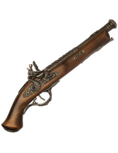 Pistola de chispa francesa, siglo XVIII