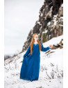 Viking katoenen jurk model Brígida, blauw