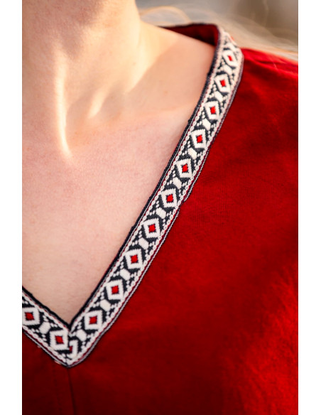 Túnica vikinga para mujer modelo...