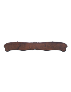 Houten plank om geweer of antiek geweer op te hangen...