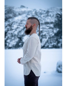 Herren Mittelalterhemd Modell Elfriede, natur 2