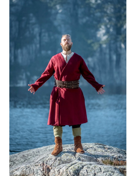 Åben vikingetunika i uld, model...