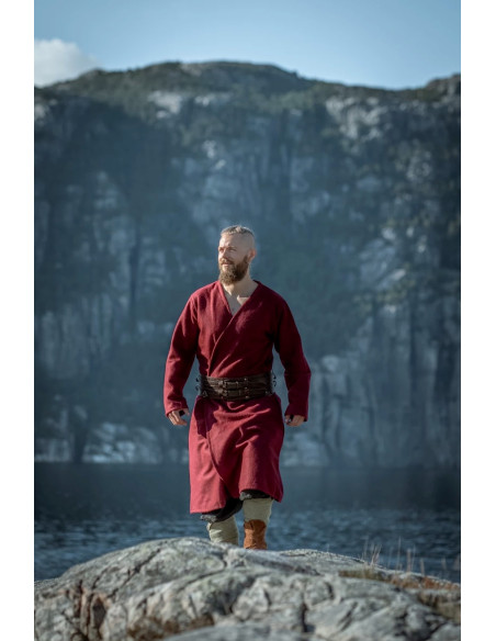 Open Viking tuniek in wol, model...