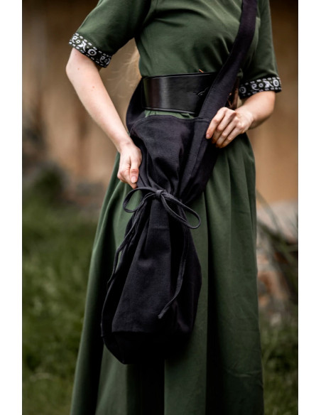 Leti model skuldertaske, sort