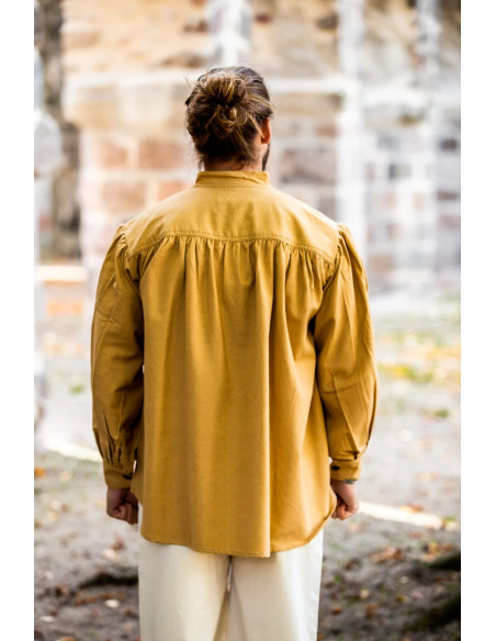 Mittelalterhemd mit hochgeschlossenen...