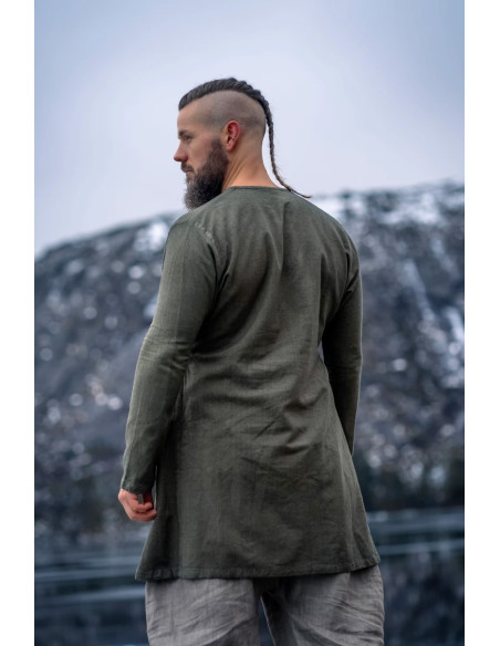 Viking linnen tuniek Ragnar model,...