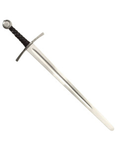 Espada medieval corta de Arquero, guarda curva