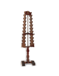 Expositor vertical de suelo para 20 pistolas antiguas