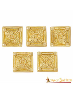 Packung mit 5 mittelalterlichen Wikinger-Ornamenten aus...