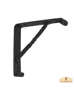Middeleeuwse smeedijzeren plankdrager (16,5 cm.)