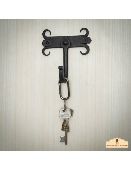 Sæt med 2 smedejernsvægstøtter til...