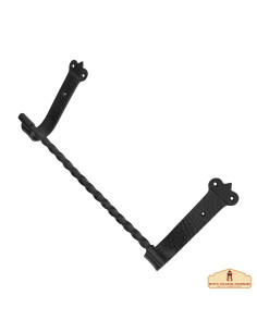 Mittelalterlicher rustikaler Handtuchhalter aus...