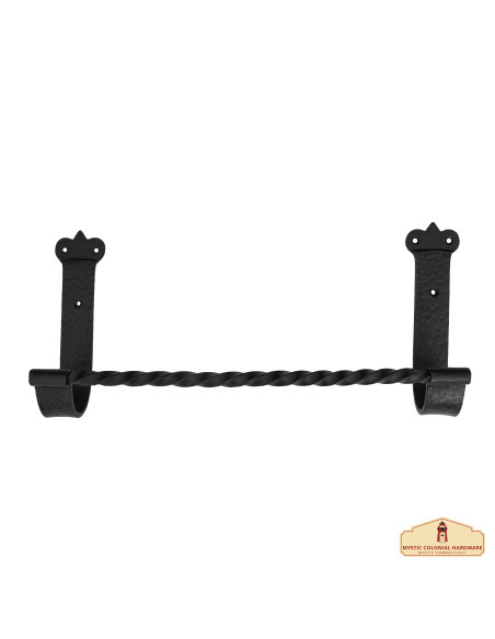 Toallero rústico medieval en hierro...