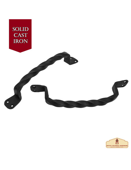 Sæt med 2 middelalderlige dørgreb...