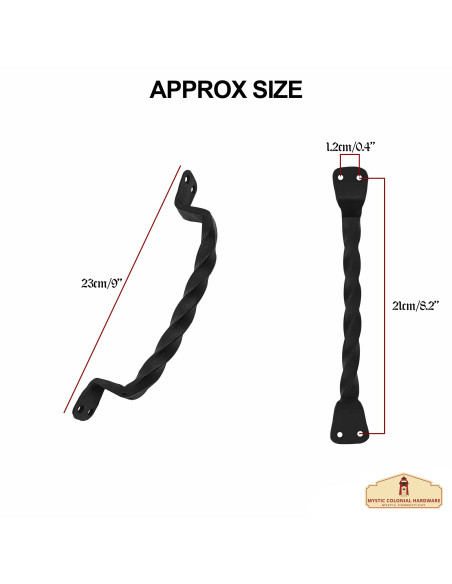 Set van 2 middeleeuwse deurkrukken...