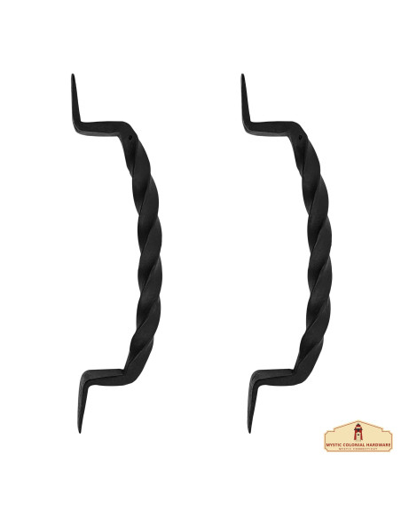 Set van 2 middeleeuwse deurkrukken...