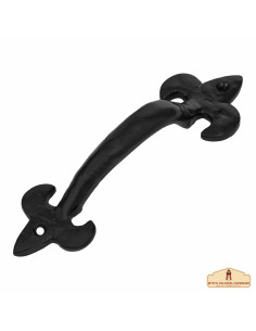 Middelalderlig fleur-de-lis dørhåndtag (17x4,7 cm.) 2