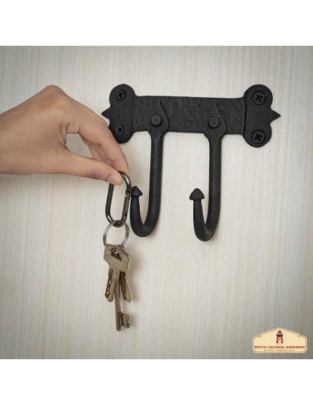 Soporte con 2 ganchos de pared en...