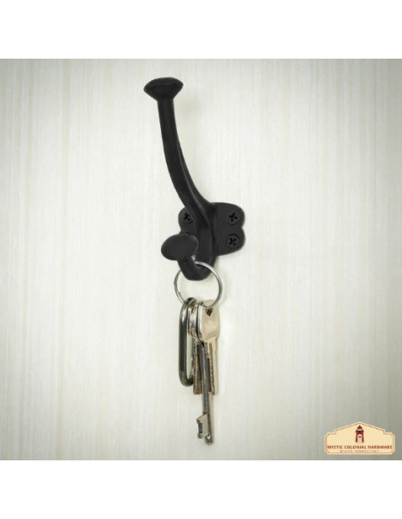 Sæt med 2 smedejerns vægstøtter til...