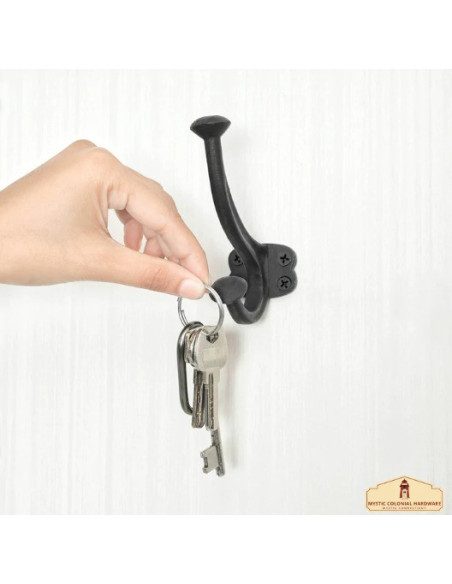 Set van 2 smeedijzeren muursteunen om...