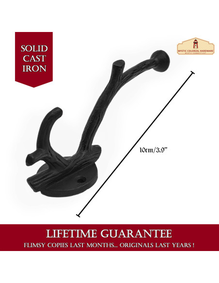 Sæt med 2 vægstøtter, grentype,...