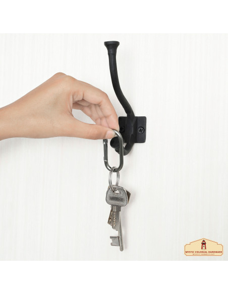 Set mit 2 Wandhalterungen, Hakentyp,...