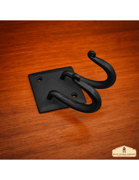 Soporte doble espiral en forja para...