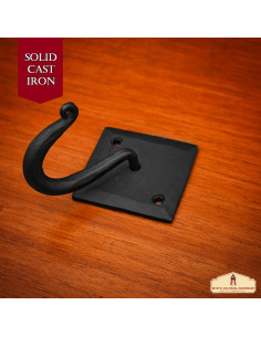 Soporte sencillo espiral en forja para colgar 2