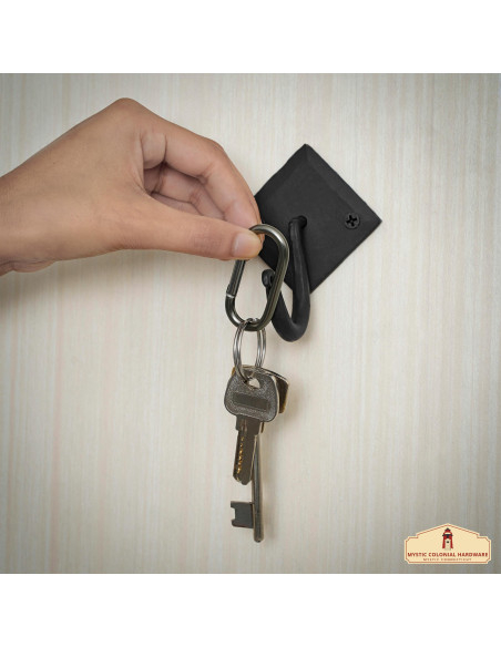 Soporte sencillo espiral en forja...