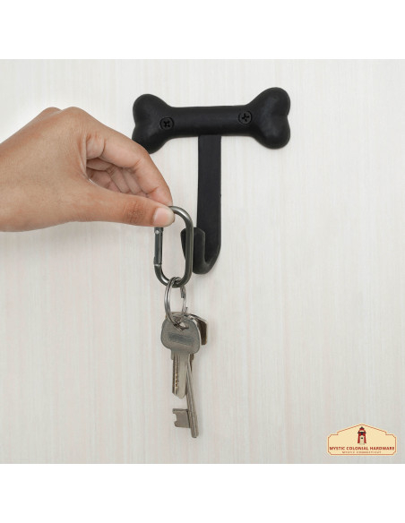 Set mit 2 Wandstützen, Knochentyp,...