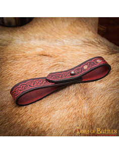 Justerbart Celtic Knots Armbånd - Granat