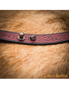 Justerbart Celtic Knots Armbånd - Granat 2