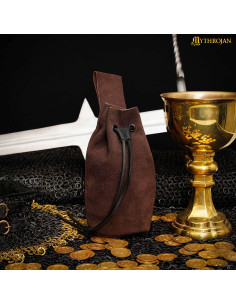 Bolsita medieval para recreacionistas - marrón