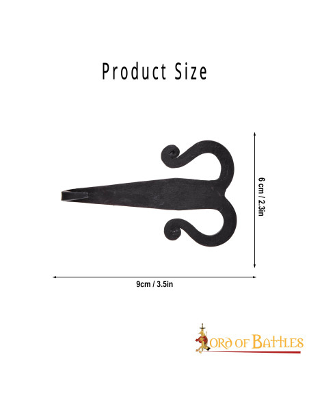 Hebilla medieval de gancho hierro...