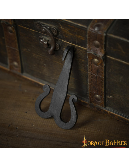 Middelalderlig jernkrogspænde til bælter