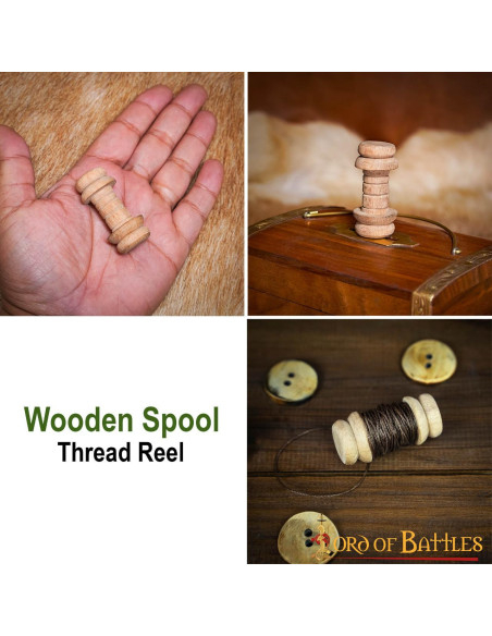 Kleine spoel voor garen (4,7 cm.)