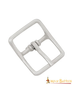 Hebilla medieval acero para correas pequeñas