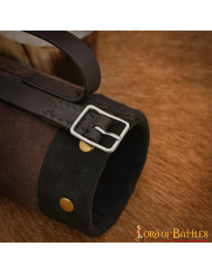 Hebilla medieval acero para correas pequeñas 2