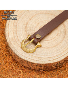 Hebilla medieval de latón para armaduras (26,6 x 27,9 mm) 2