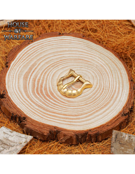 Hebilla medieval de latón para...