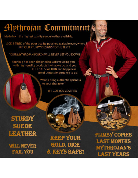 Mittelalterliche braune und schwarze...