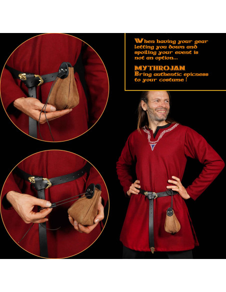 Middelalderlig brun og sort...