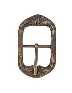 Hebilla medieval en latón antiguo diseño fantasía, varios...