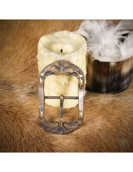 Middeleeuwse gesp in antiek koperen...