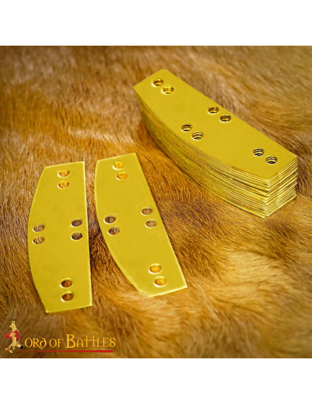 Packung mit 20 Messingplatten für die...