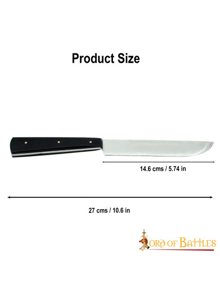 Cuchillo medieval acero inoxidable...